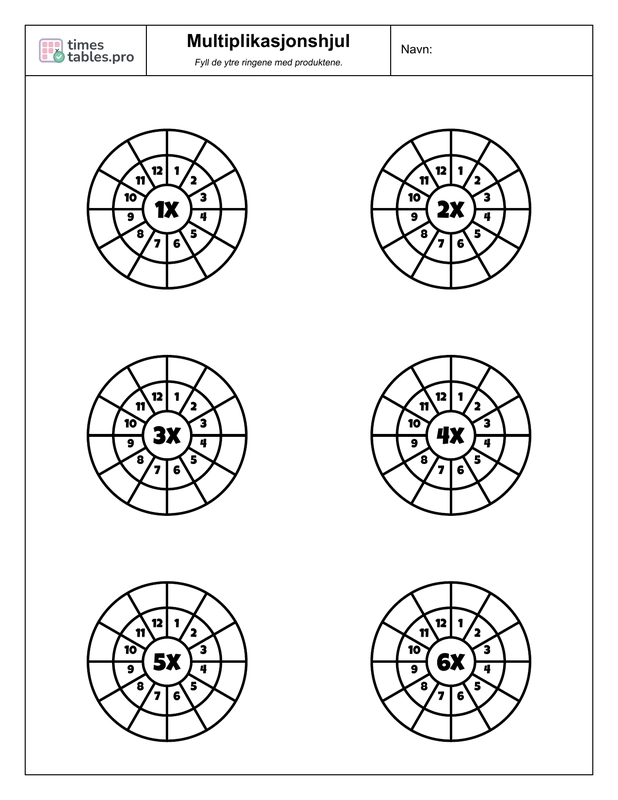 Composite multiplication wheels preview